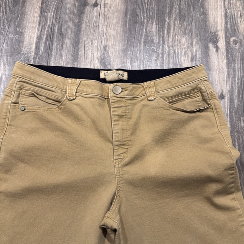 Democracy Tan Ankle Crop Pants - Picture 2 of 9